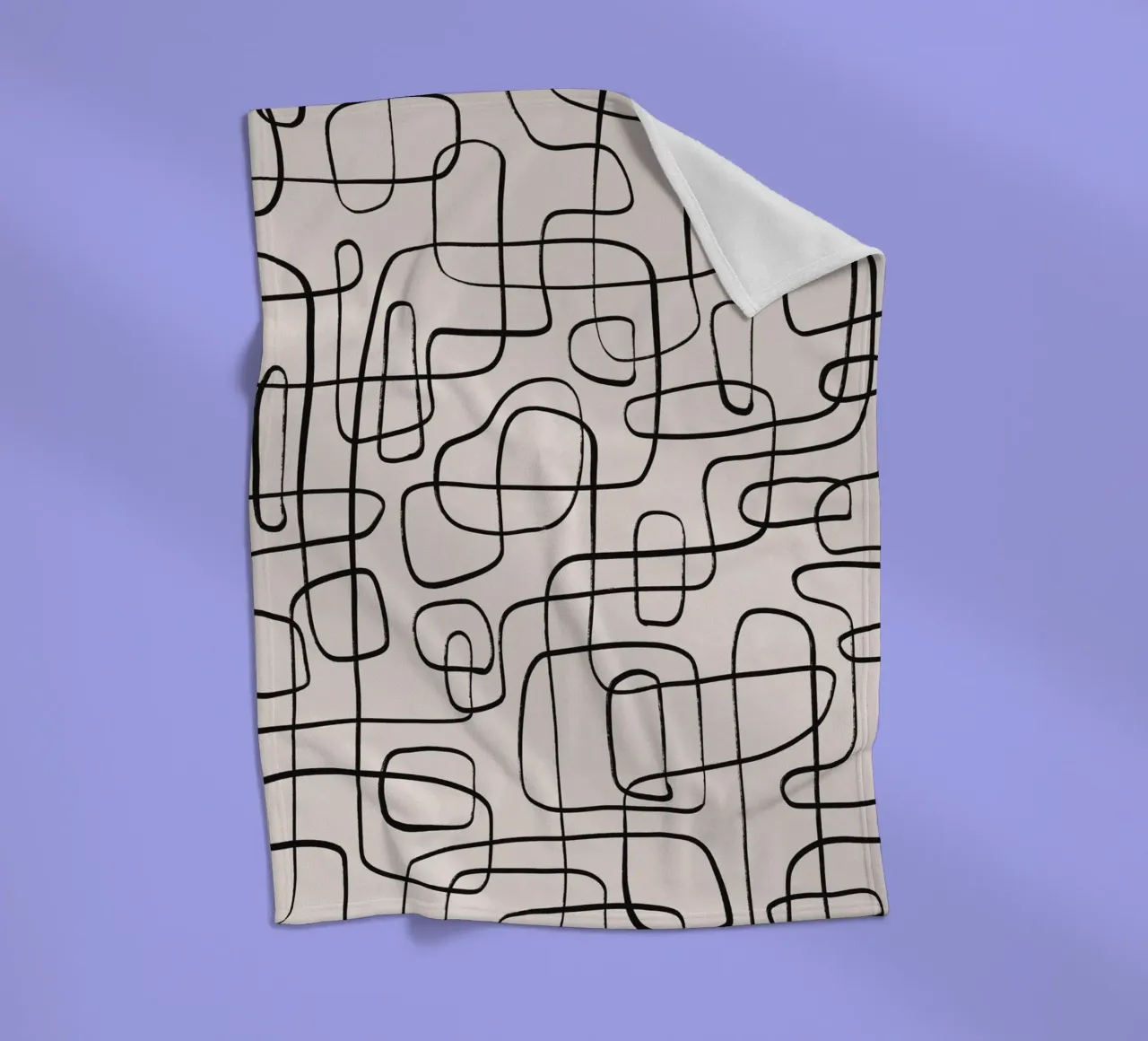 Pattern No 191 Fleecedecke von treechild