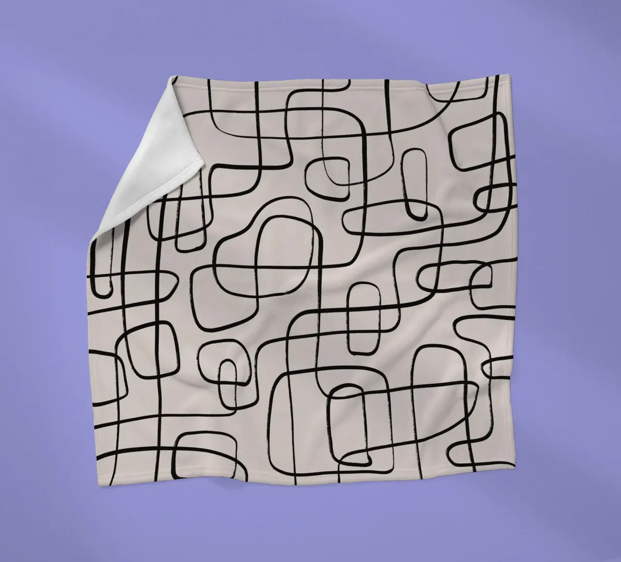 Pattern No 191 Fleecedecke von treechild