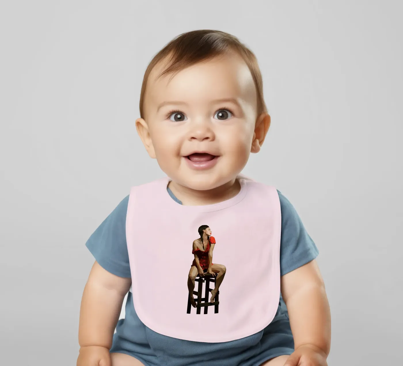 Espressione decisa bavaglino da Self-expression