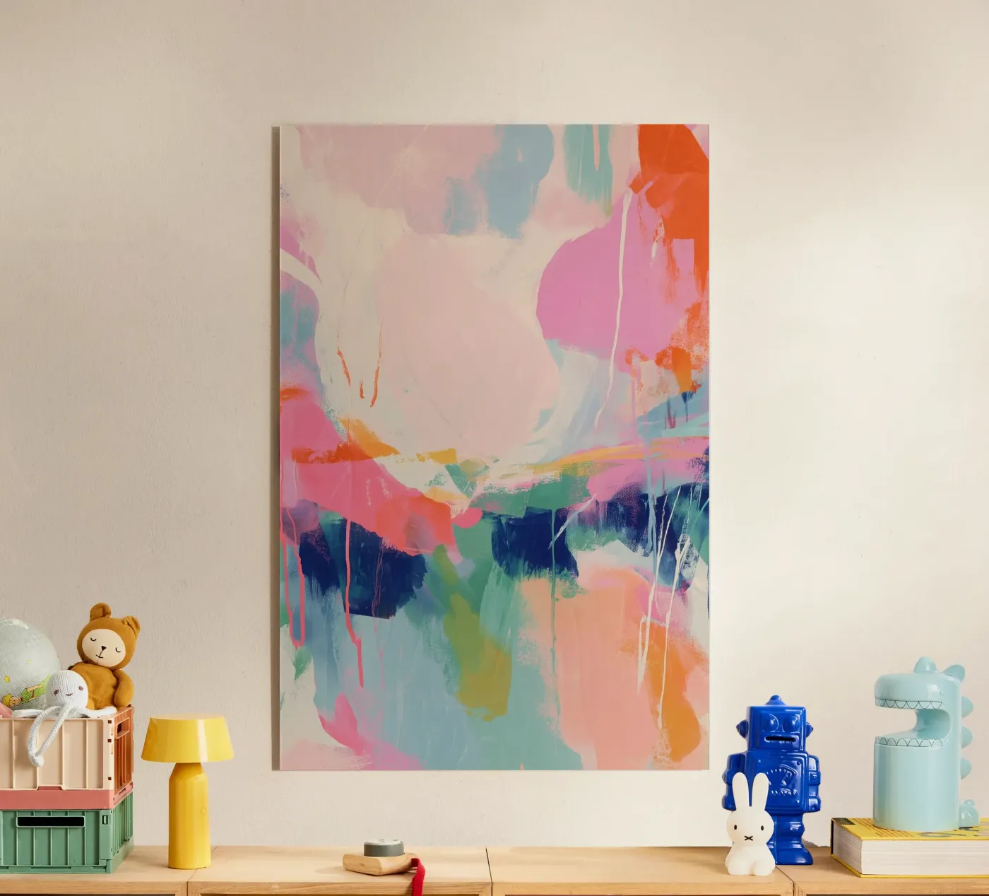 De stadstuin acryl van Bold Type Co.