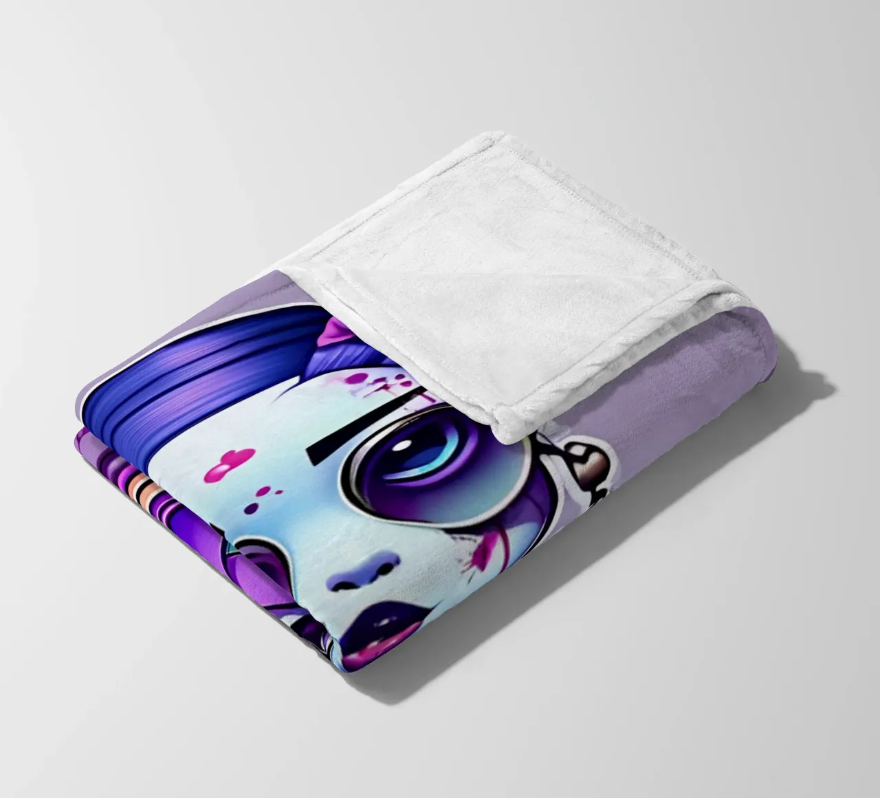 Black Geisha 5 coperta in pile da Rezh creations