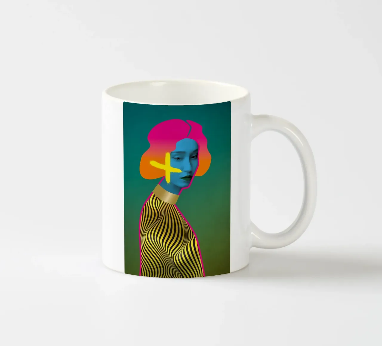 Neon Goldie tazza in ceramica da Amy & Kurt