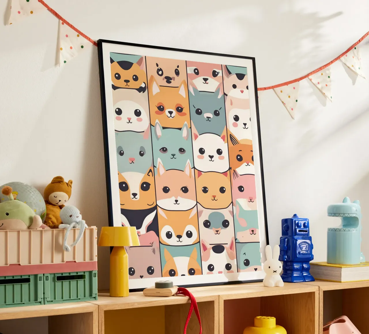 Animaux Kawaii 1 carta hahnemühle da Rezh creations