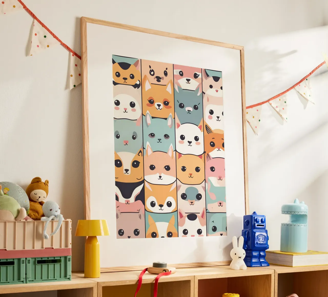 Animaux Kawaii 1 carta hahnemühle da Rezh creations