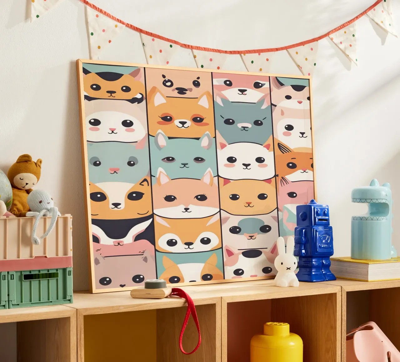 Animaux Kawaii 1 carta hahnemühle da Rezh creations