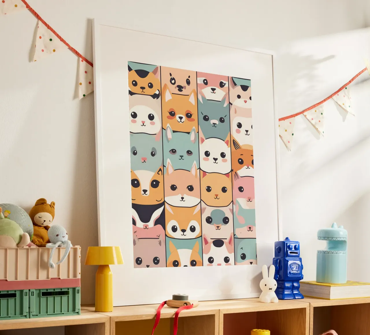 Animaux Kawaii 1 carta hahnemühle da Rezh creations
