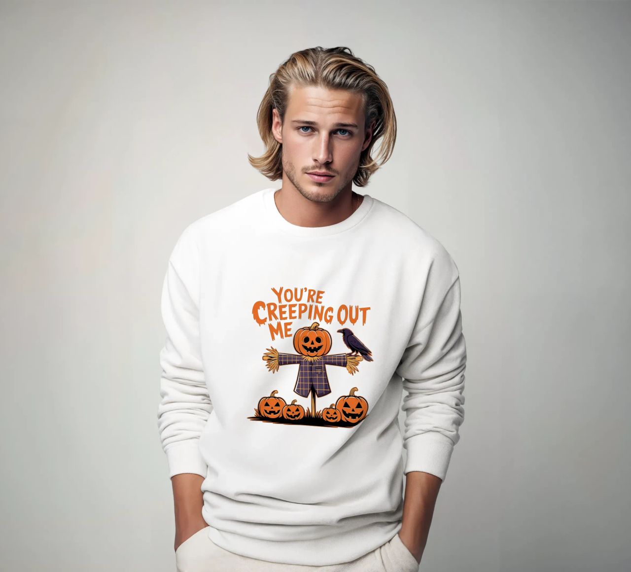 You're Creeping Me Out sudadera de edsonramosart