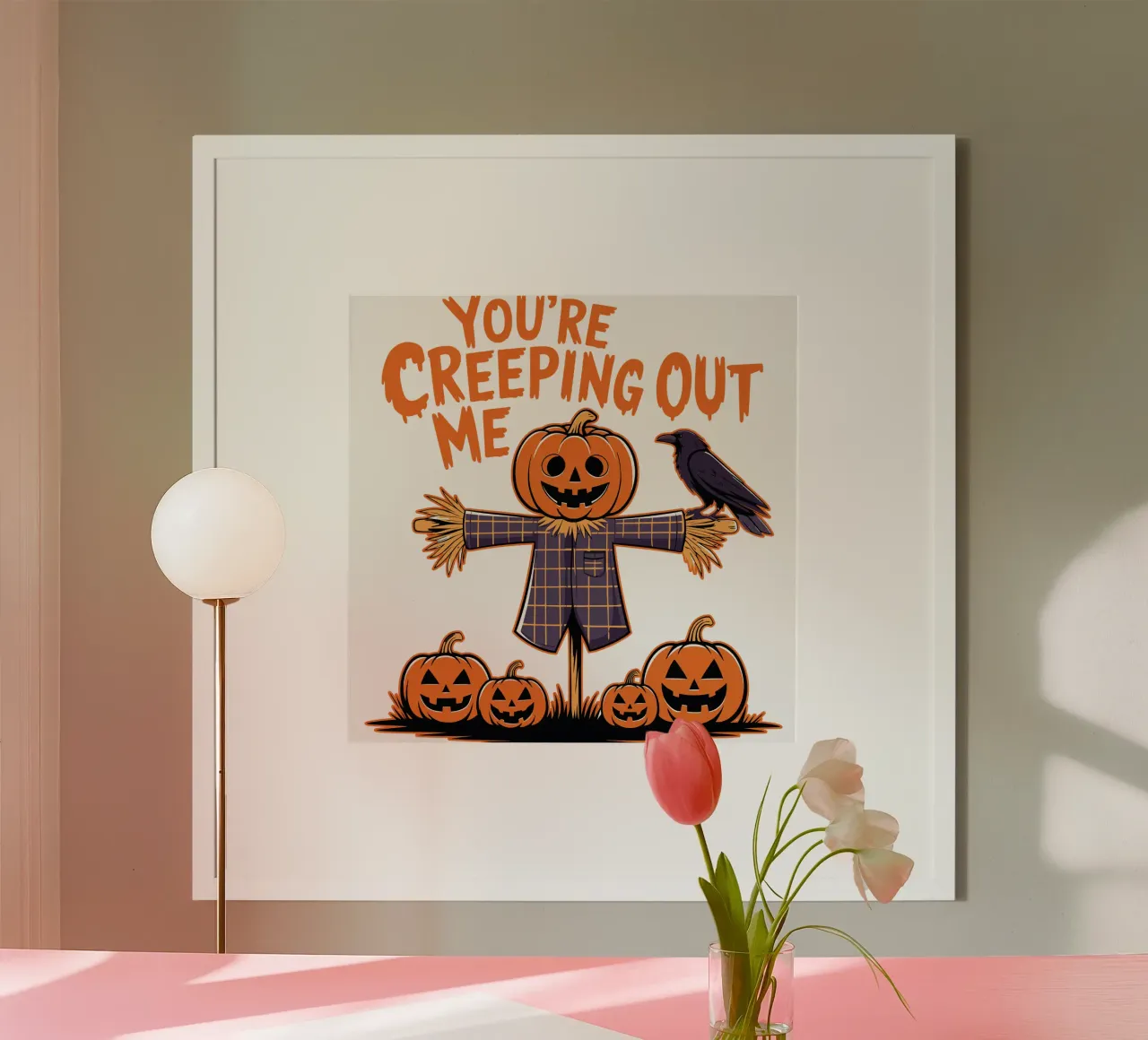You're Creeping Me Out carta hahnemühle da edsonramosart
