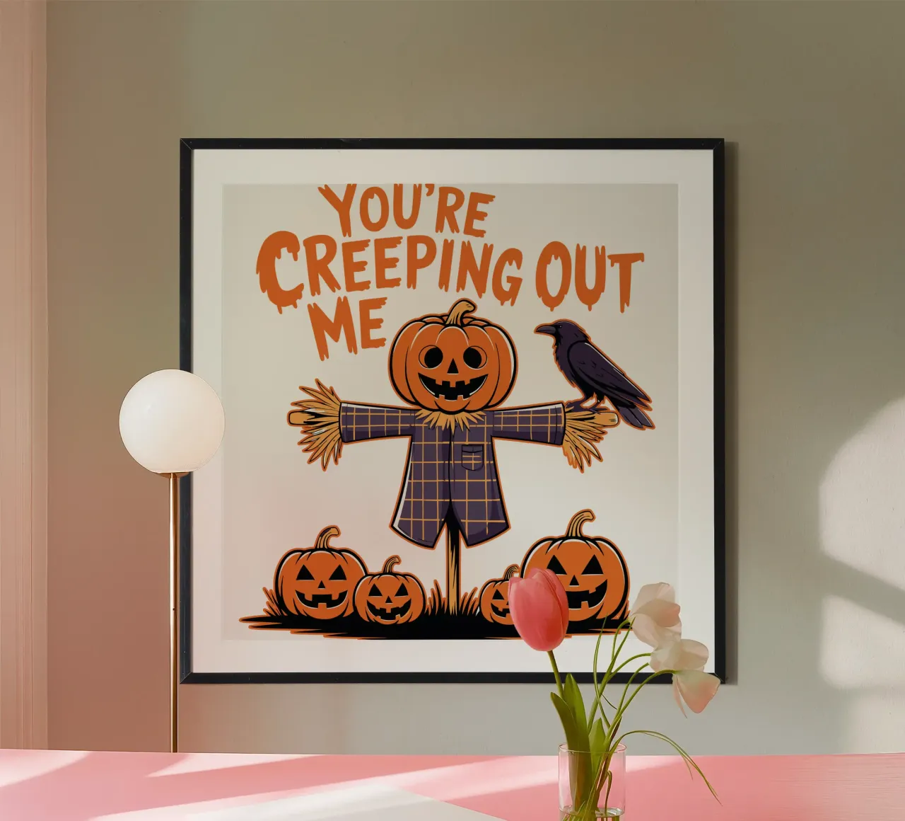 You're Creeping Me Out carta hahnemühle da edsonramosart