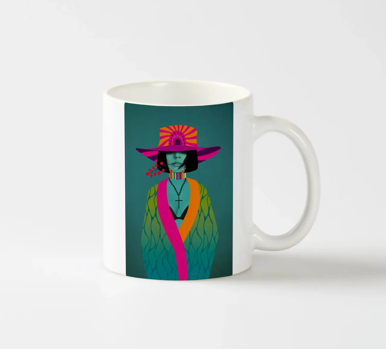Neon Stella tazza in ceramica da Amy & Kurt