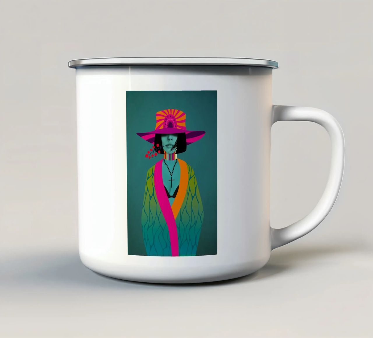 Neon Stella tazza in smalto da Amy & Kurt