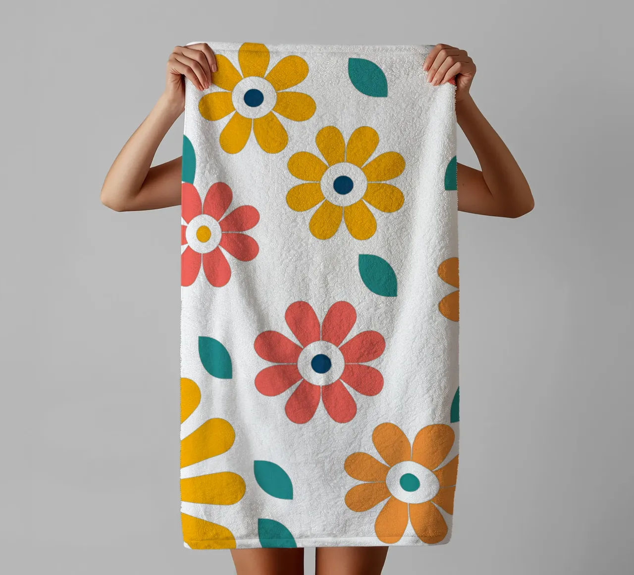 Fleurs vintages 1 asciugamano da bagno da Rezh creations