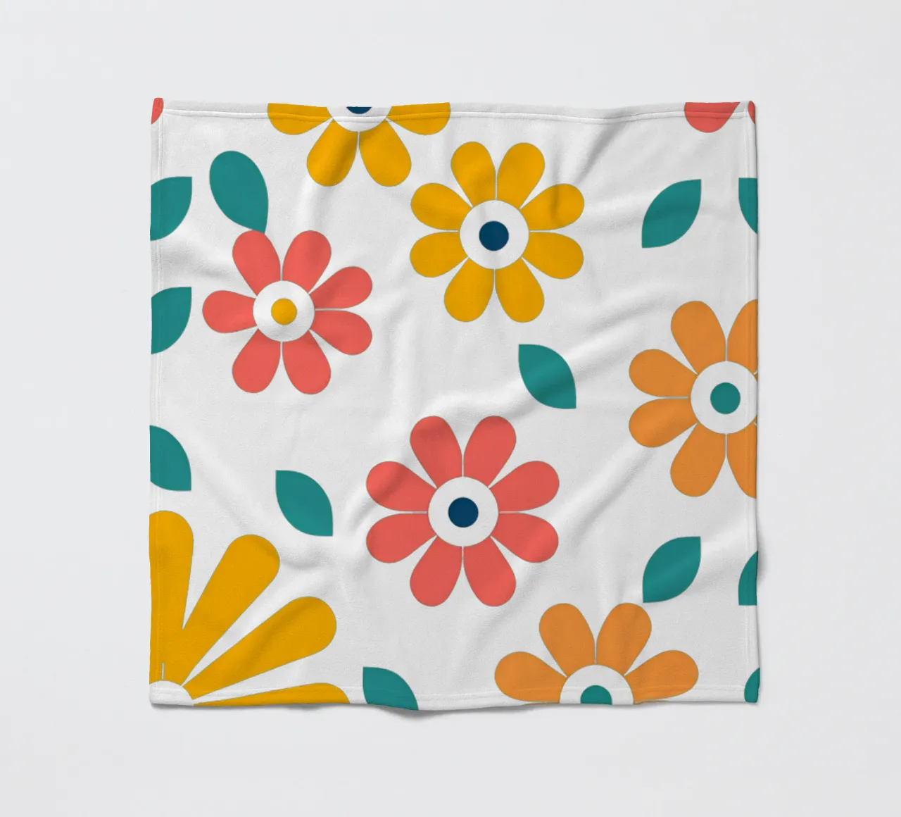 Fleurs vintages 1 coperta in pile da Rezh creations