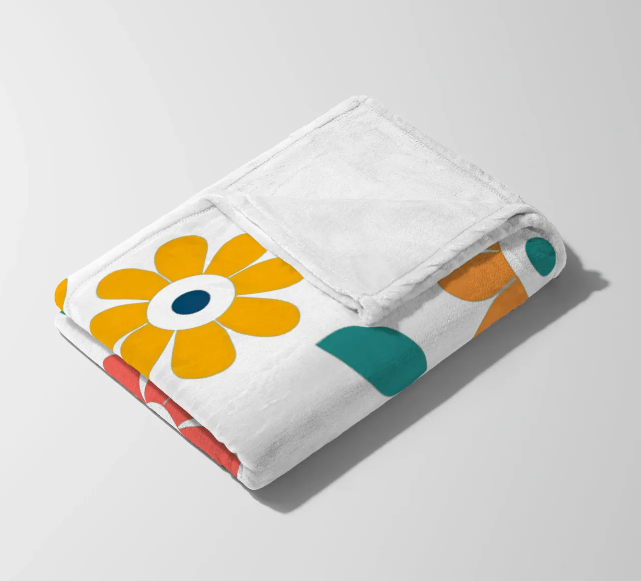 Fleurs vintages 1 coperta in pile da Rezh creations