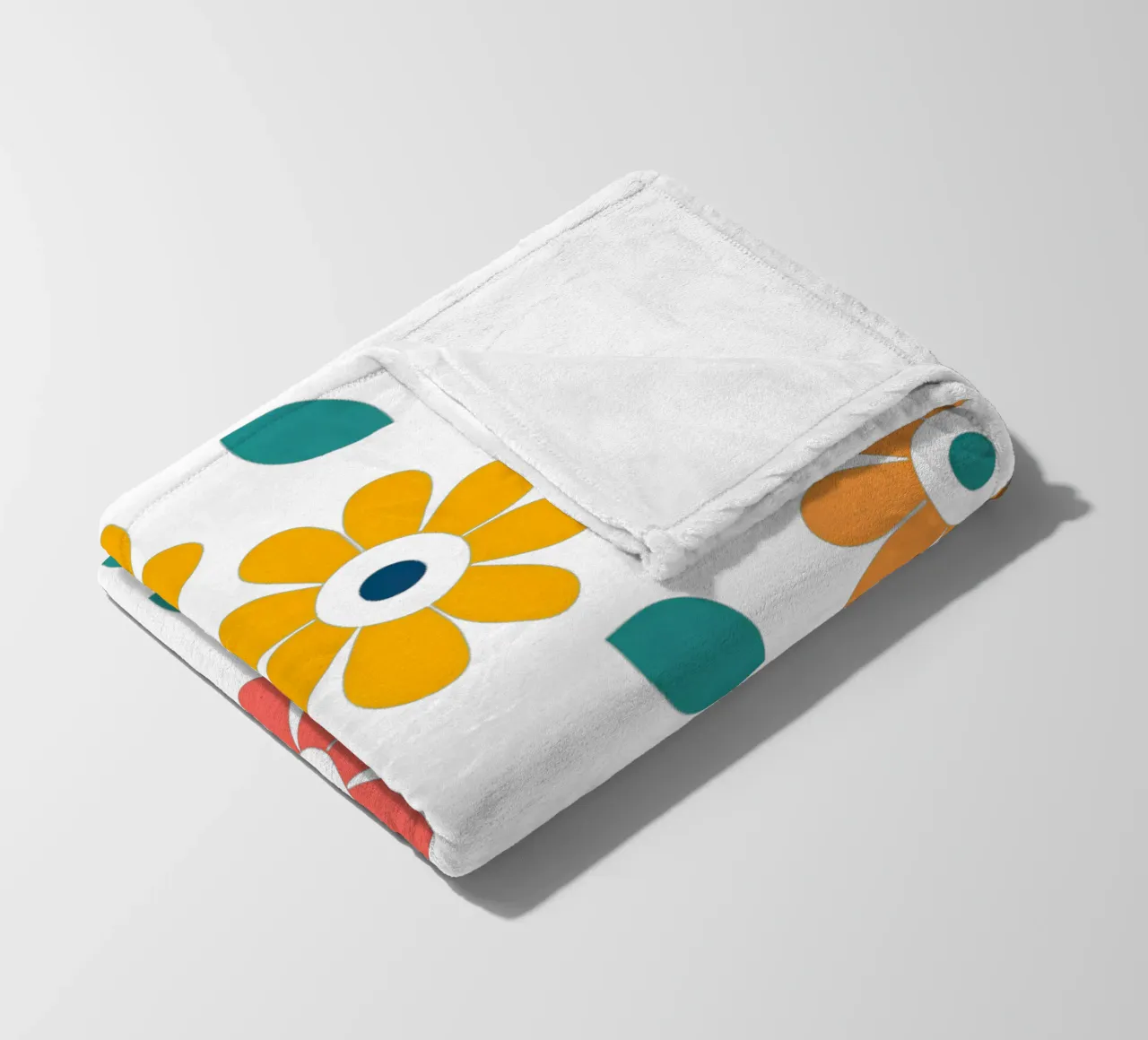 Fleurs vintages 1 coperta in pile da Rezh creations