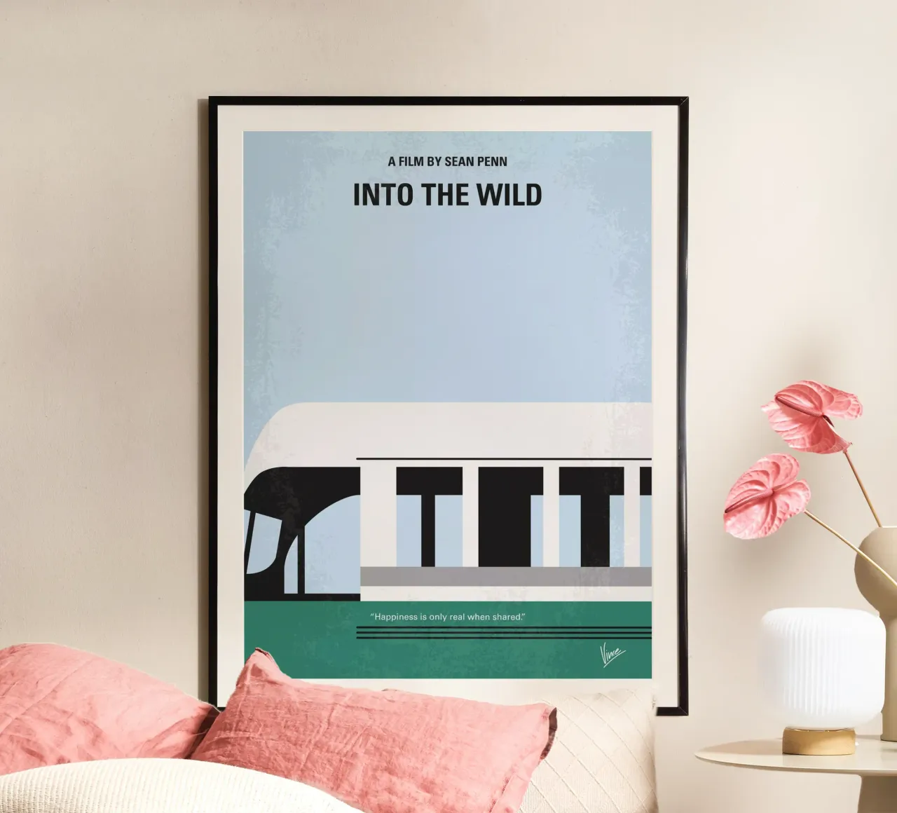 No677 My Into the Wild minimal movie poster carta hahnemühle da Chungkong
