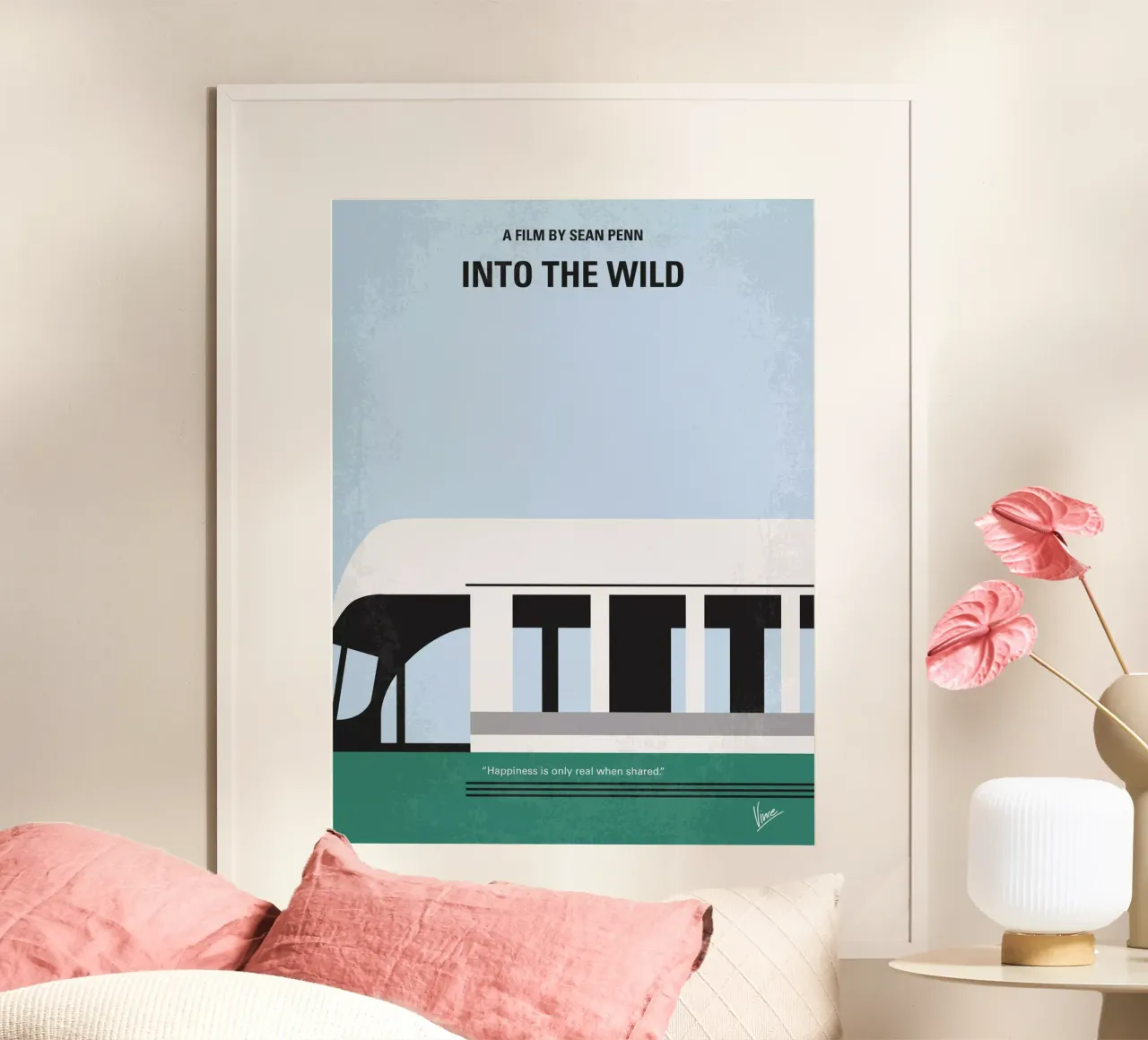 No677 My Into the Wild minimal movie poster poster da Chungkong