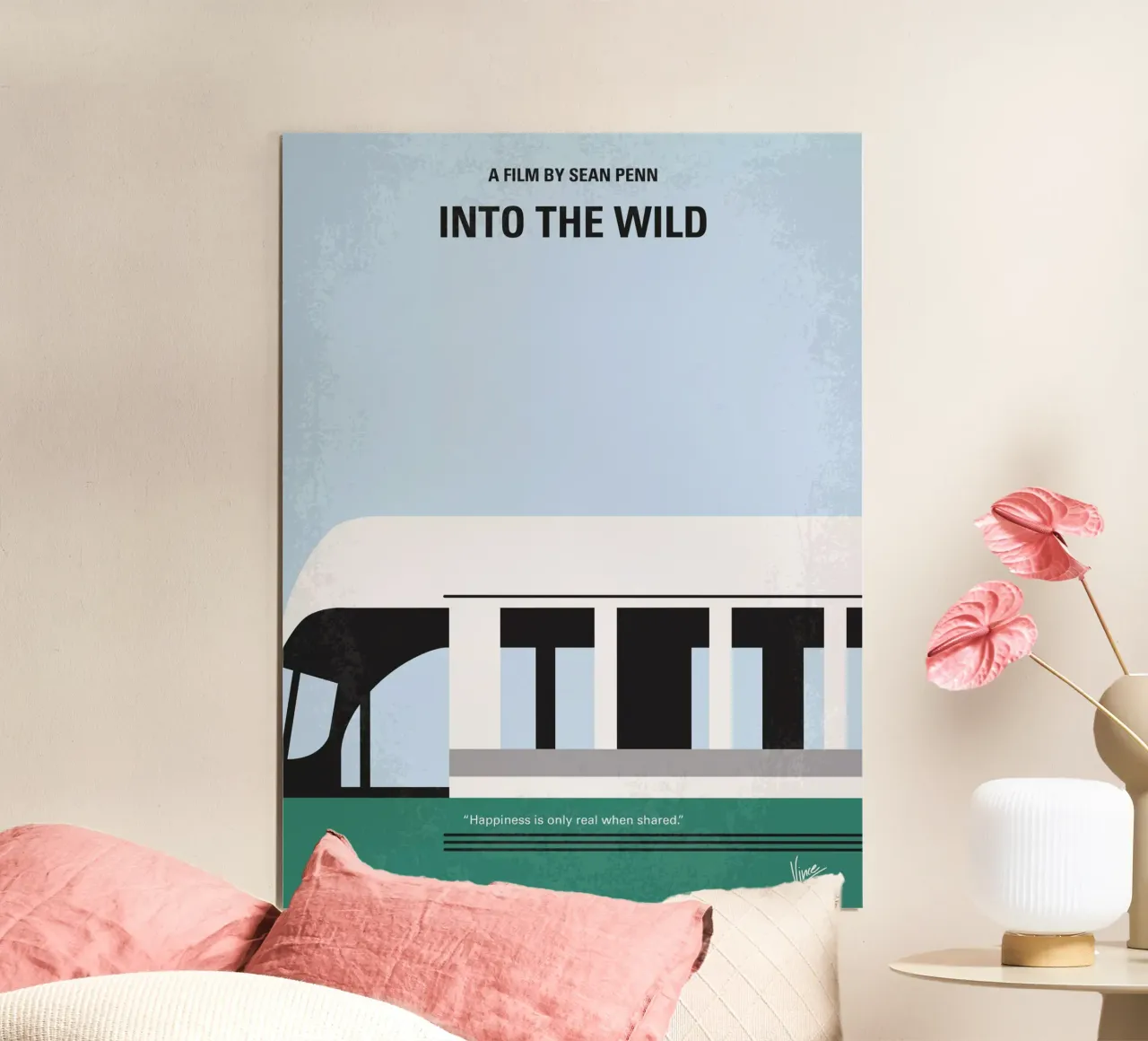 No677 My Into the Wild minimal movie poster poster da Chungkong