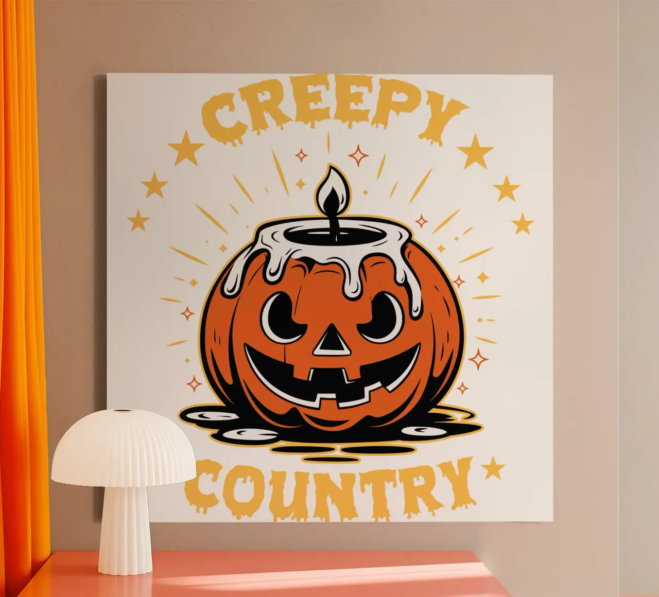 Creepy Country canvas by edsonramosart