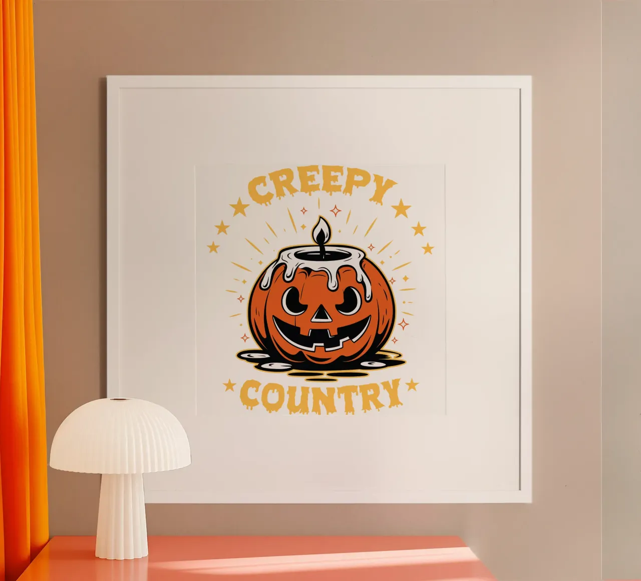 Creepy Country carta hahnemühle da edsonramosart