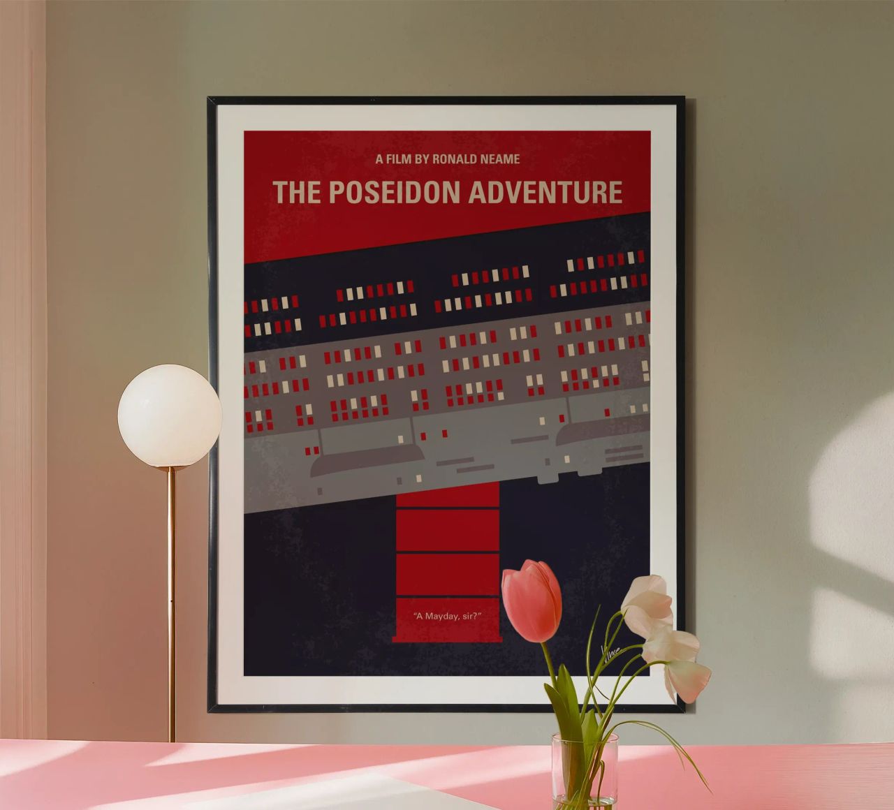 No679 My The Poseidon Adventure minimal movie poster Poster von Chungkong