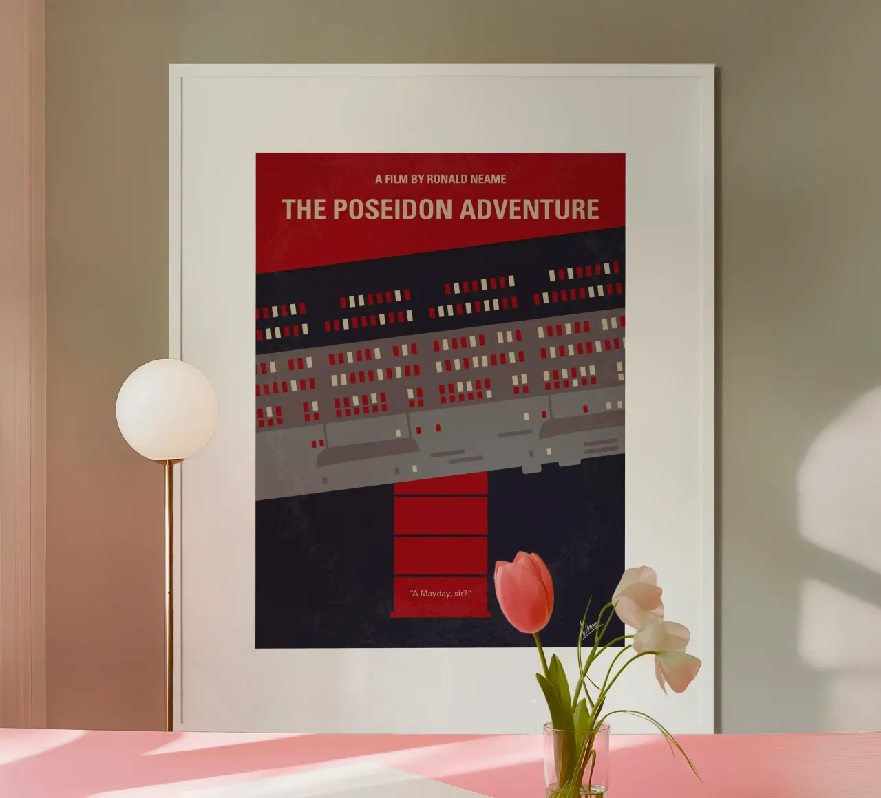 No679 My The Poseidon Adventure minimal movie poster poster da Chungkong