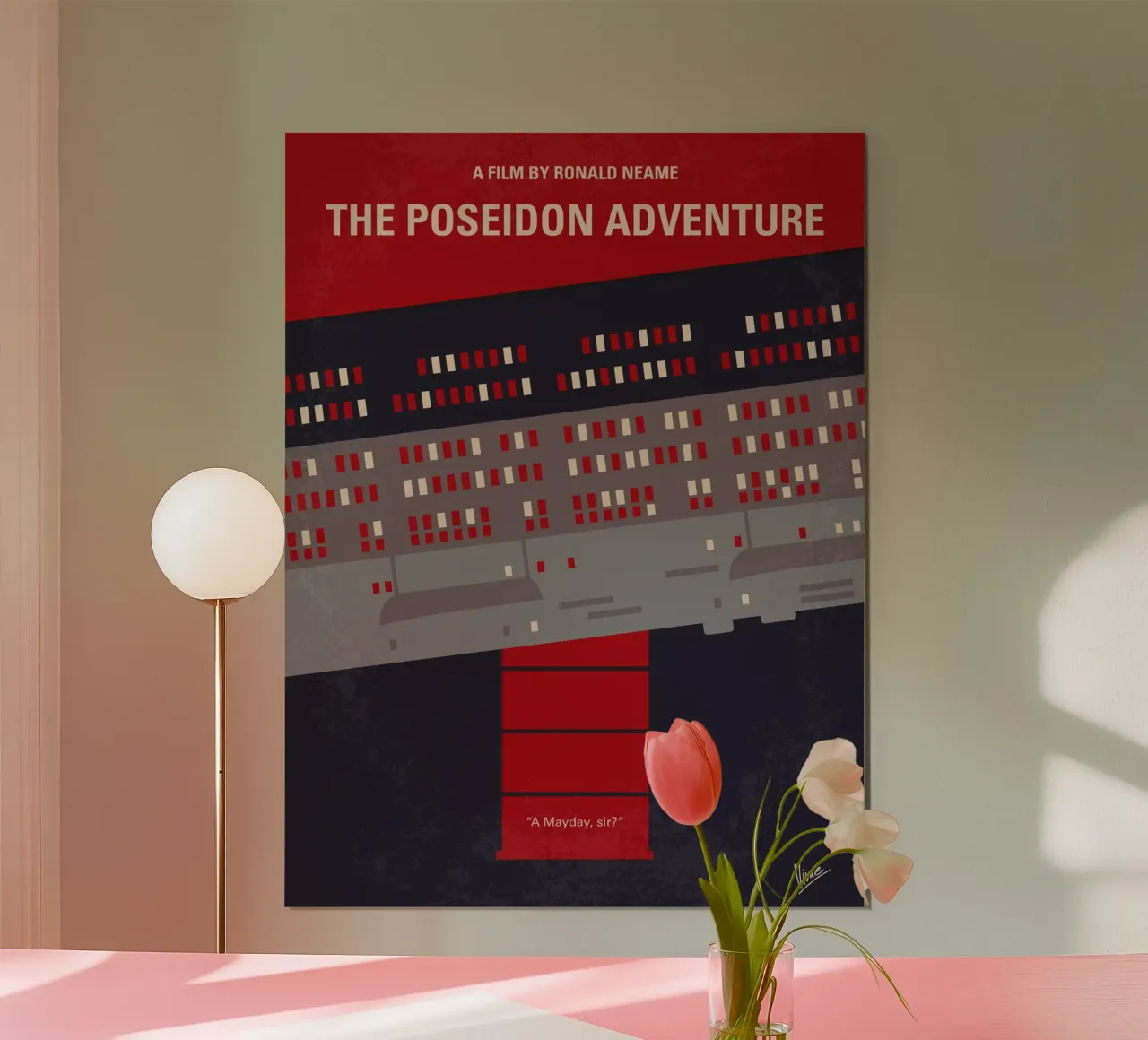 No679 My The Poseidon Adventure minimal movie poster poster da Chungkong