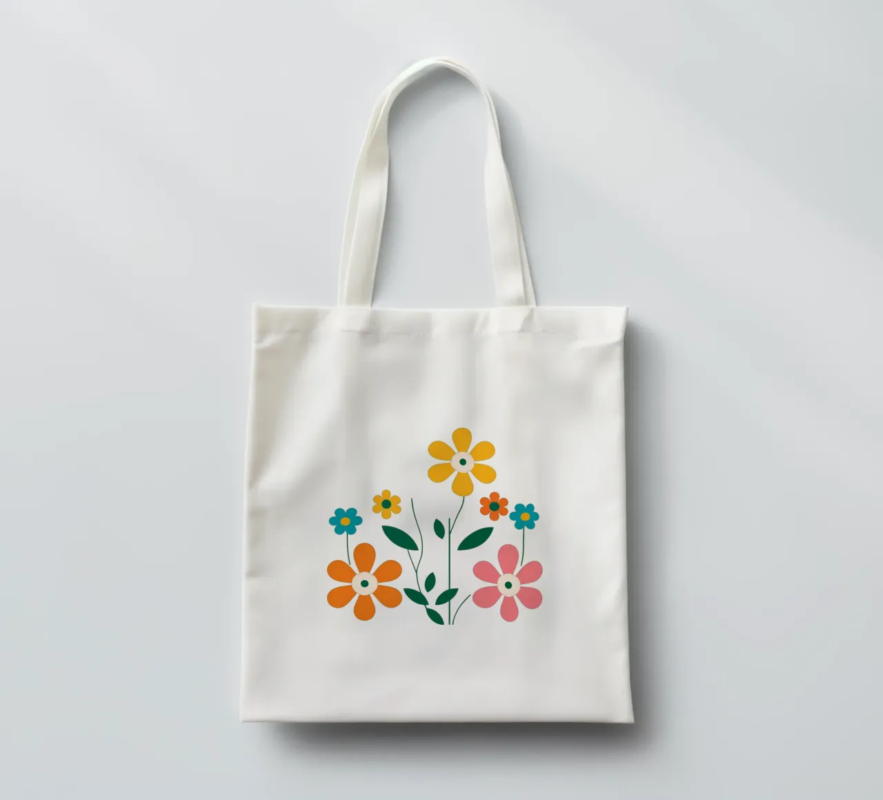 Fleurs vintages 2 borsa in juta da Rezh creations