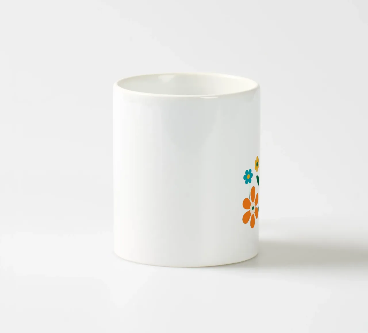 Fleurs vintages 2 tazza in ceramica da Rezh creations