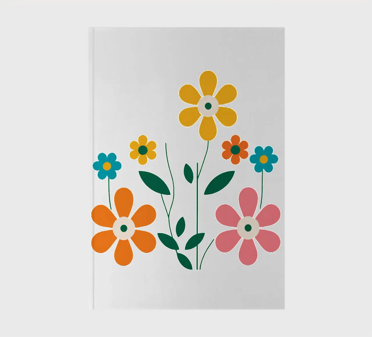 Fleurs vintages 2 notebook by Rezh creations