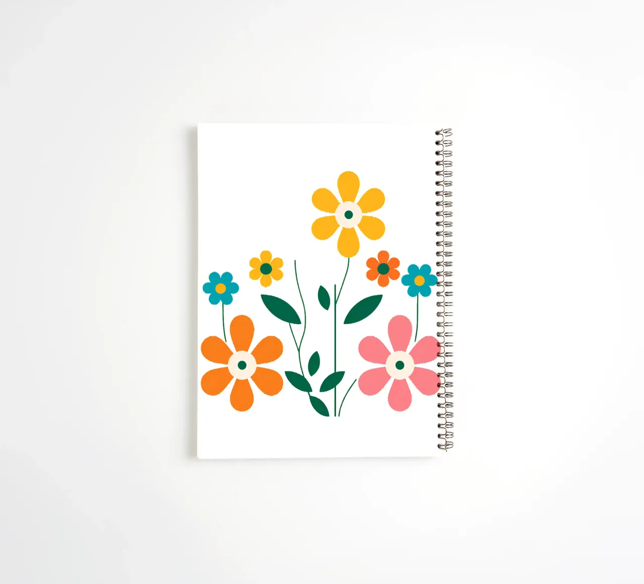 Fleurs vintages 2 spiral notebook by Rezh creations