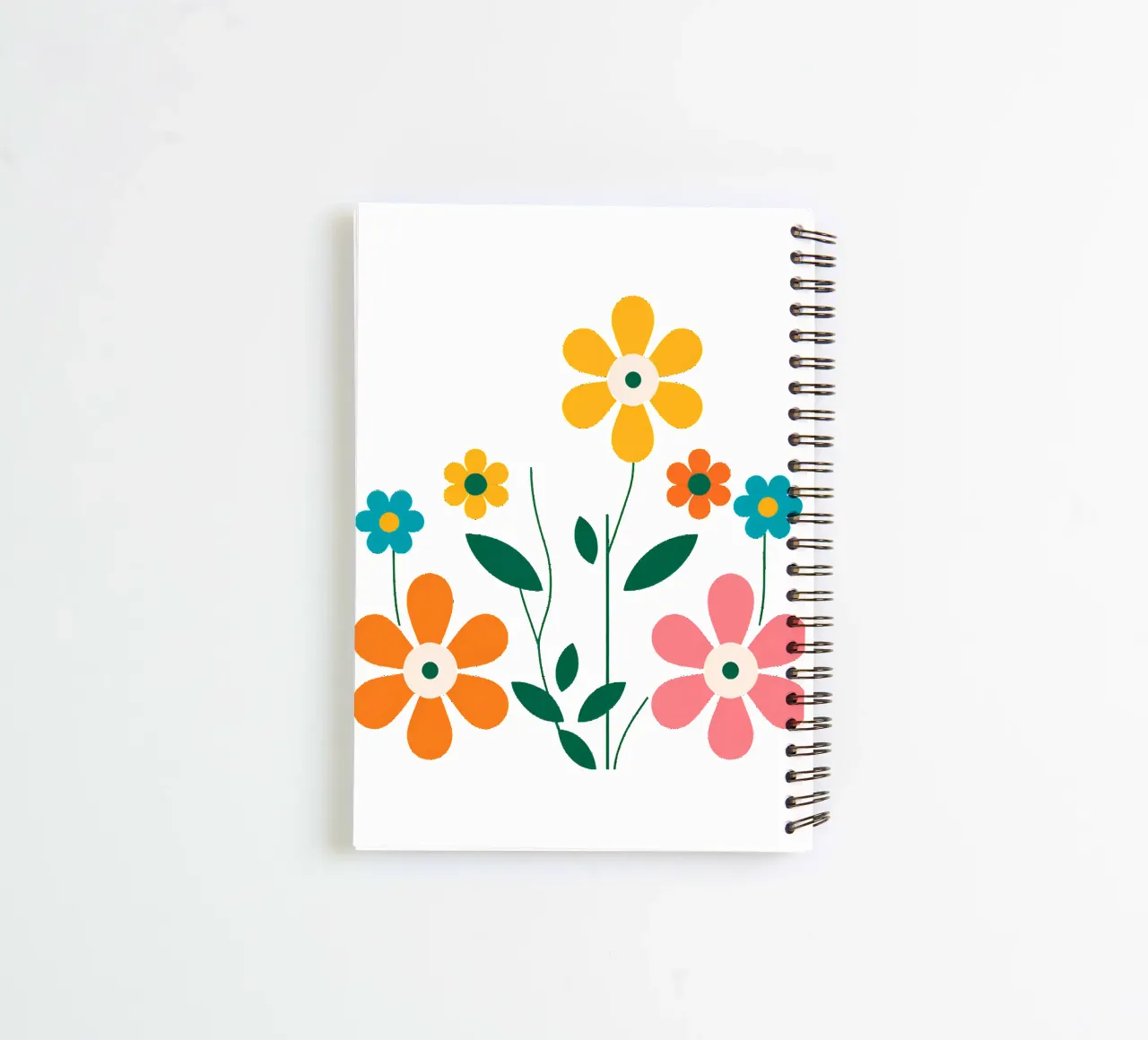 Fleurs vintages 2 spiral notebook by Rezh creations