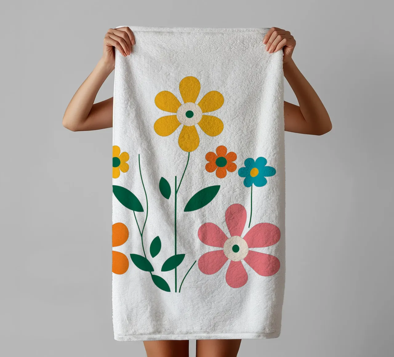 Fleurs vintages 2 asciugamano da bagno da Rezh creations