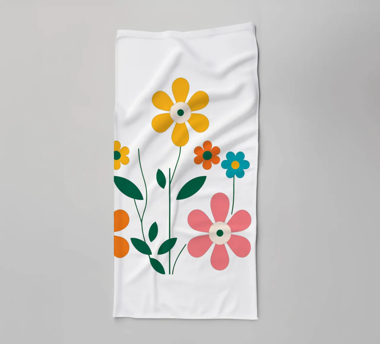 Fleurs vintages 2 asciugamano da bagno da Rezh creations