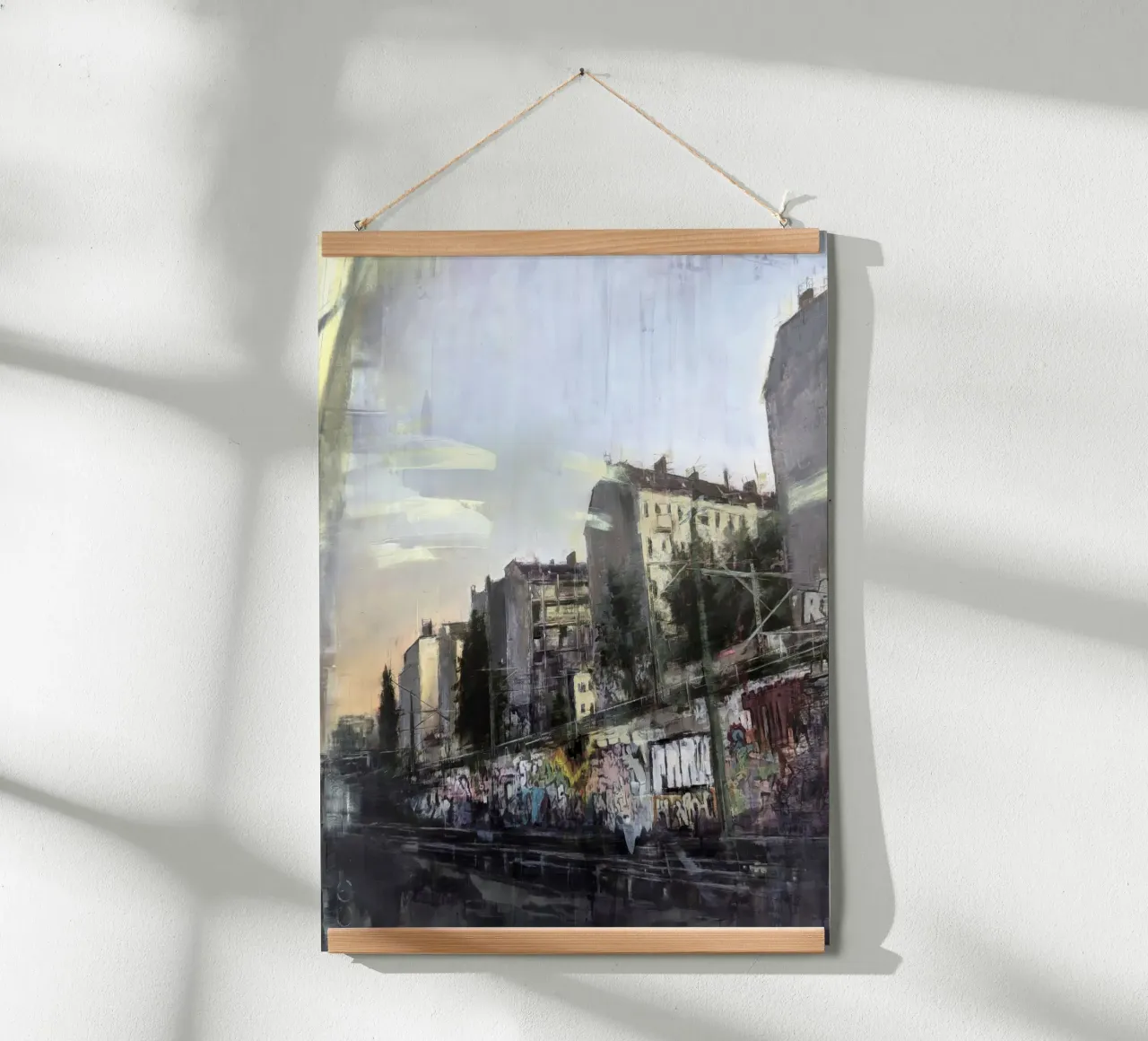 "BERLIN_24_03" Kunstdruck Ölgemälde Poster von Eduard Warkentin Art