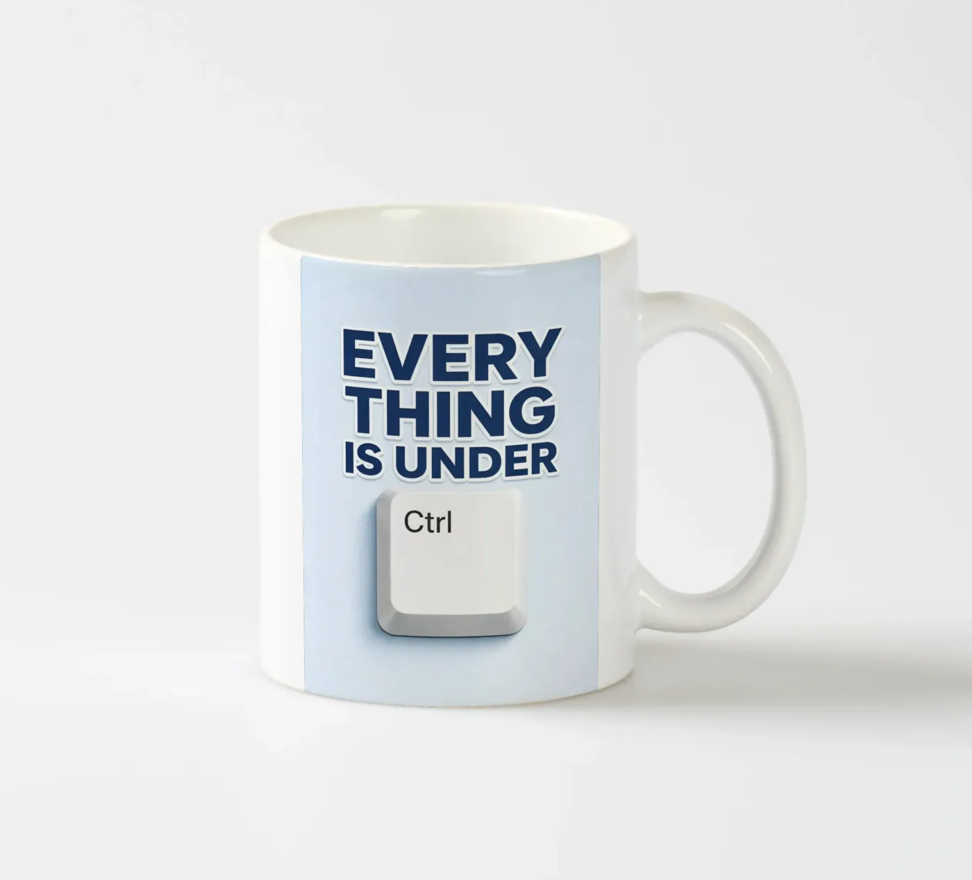 everything is under control ceramic mug by hexis