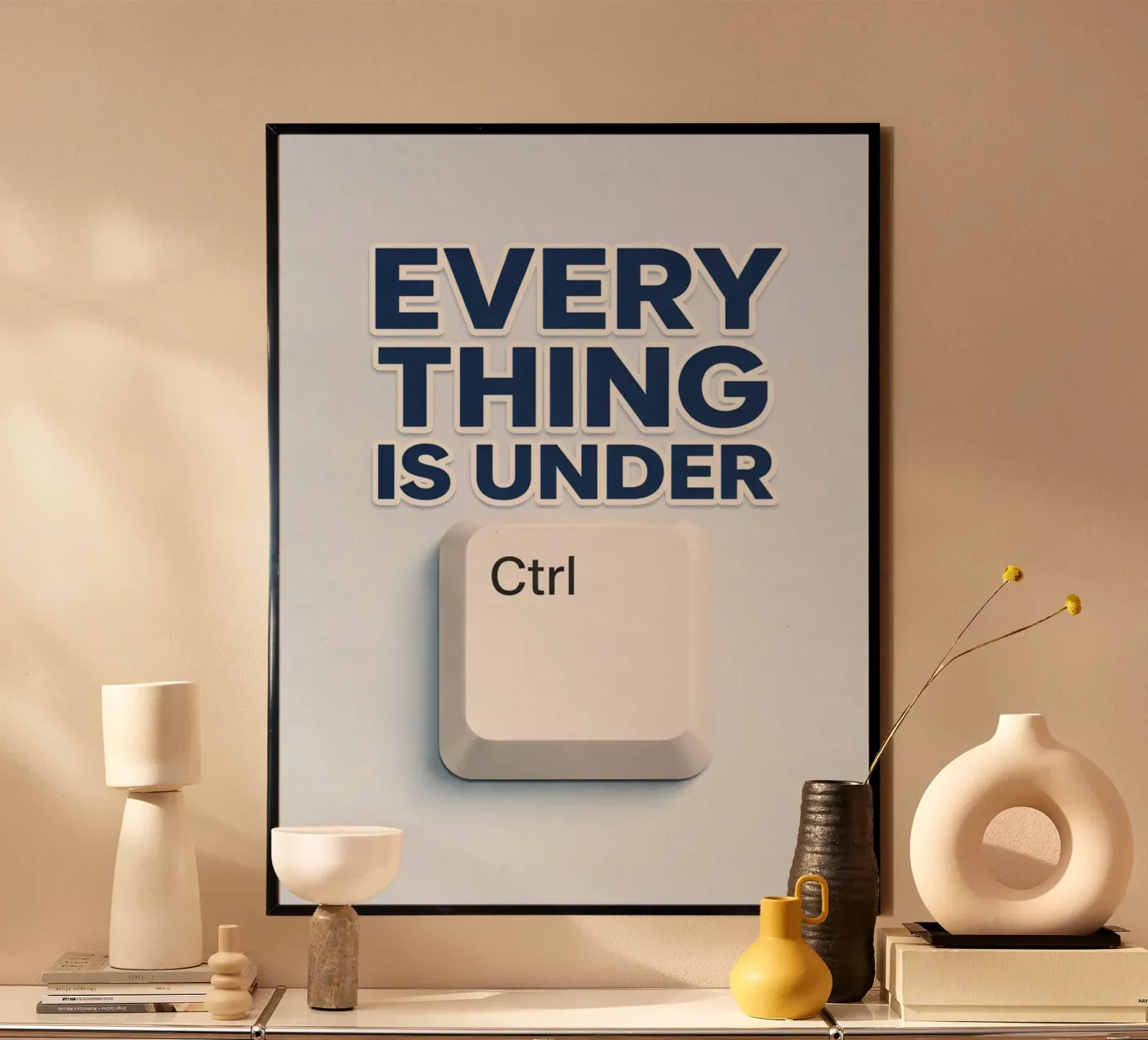 everything is under control poster by hexis
