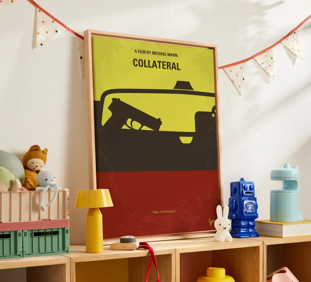 No691 My Collateral minimal movie poster tela da Chungkong