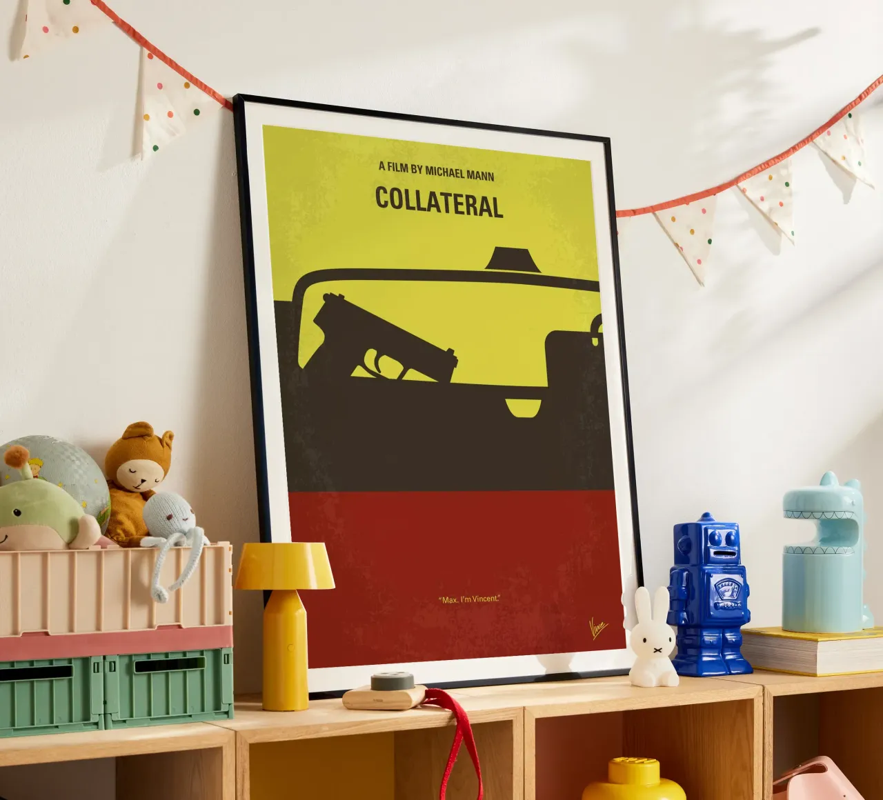 No691 My Collateral minimal movie poster carta hahnemühle da Chungkong