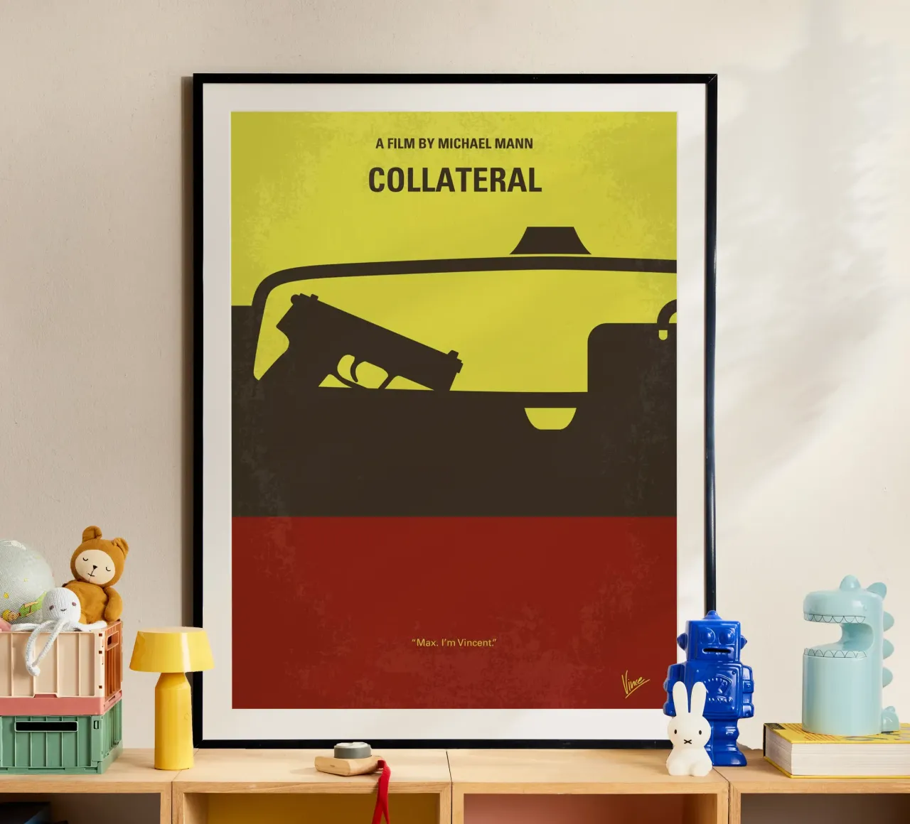 No691 My Collateral minimal movie poster carta hahnemühle da Chungkong
