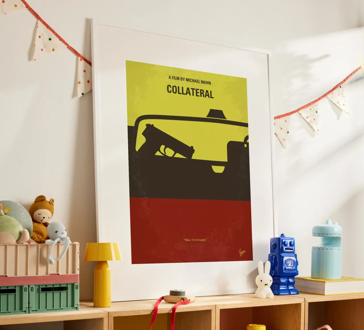 No691 My Collateral minimal movie poster carta hahnemühle da Chungkong