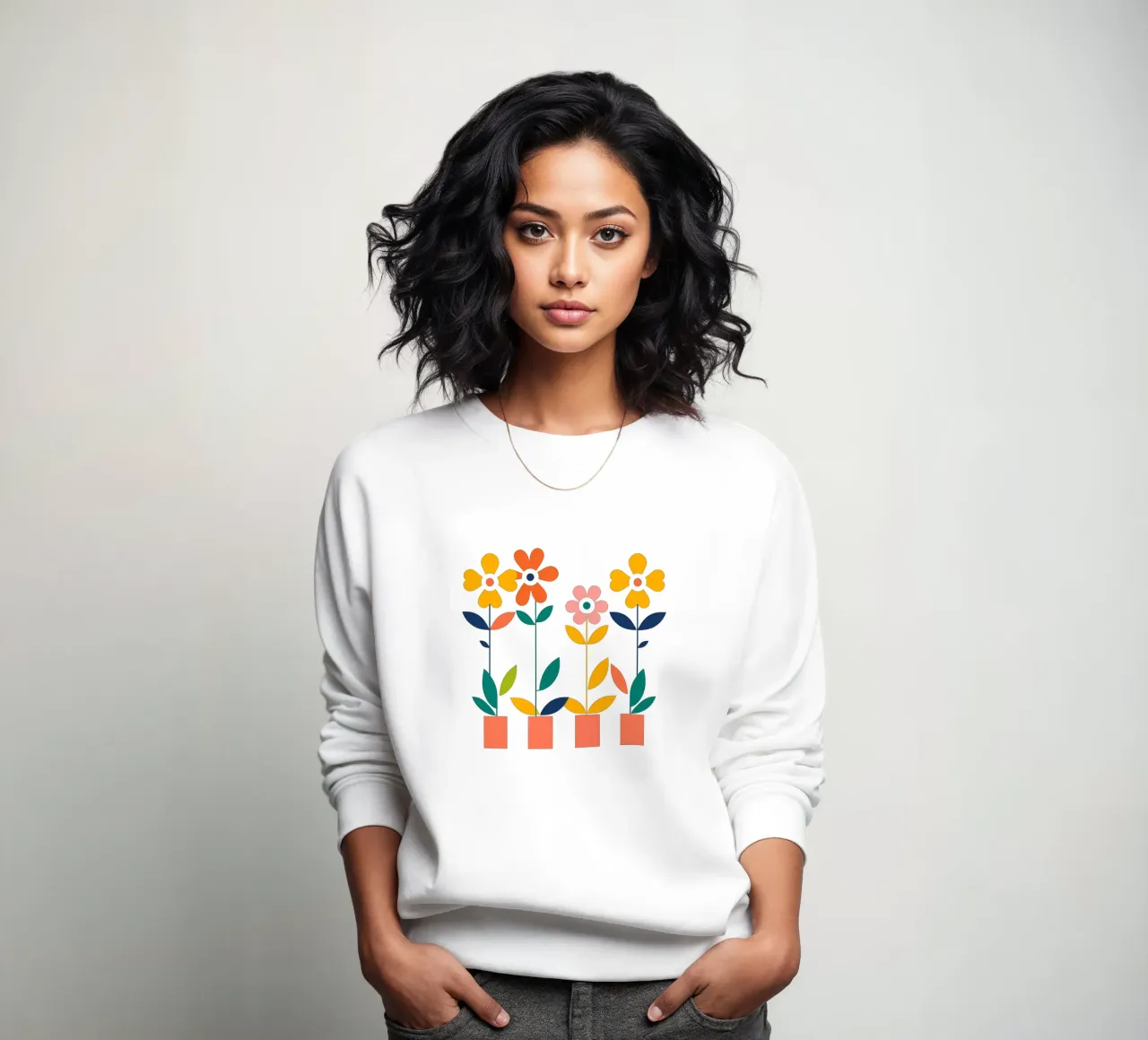 Fleurs vintages 3 sudadera de Rezh creations
