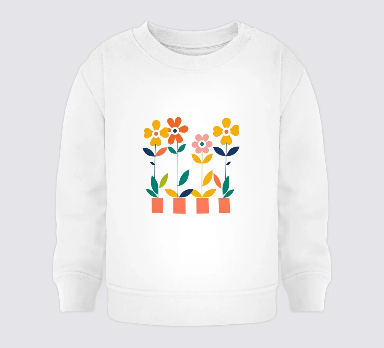 Fleurs vintages 3 felpa neonato da Rezh creations