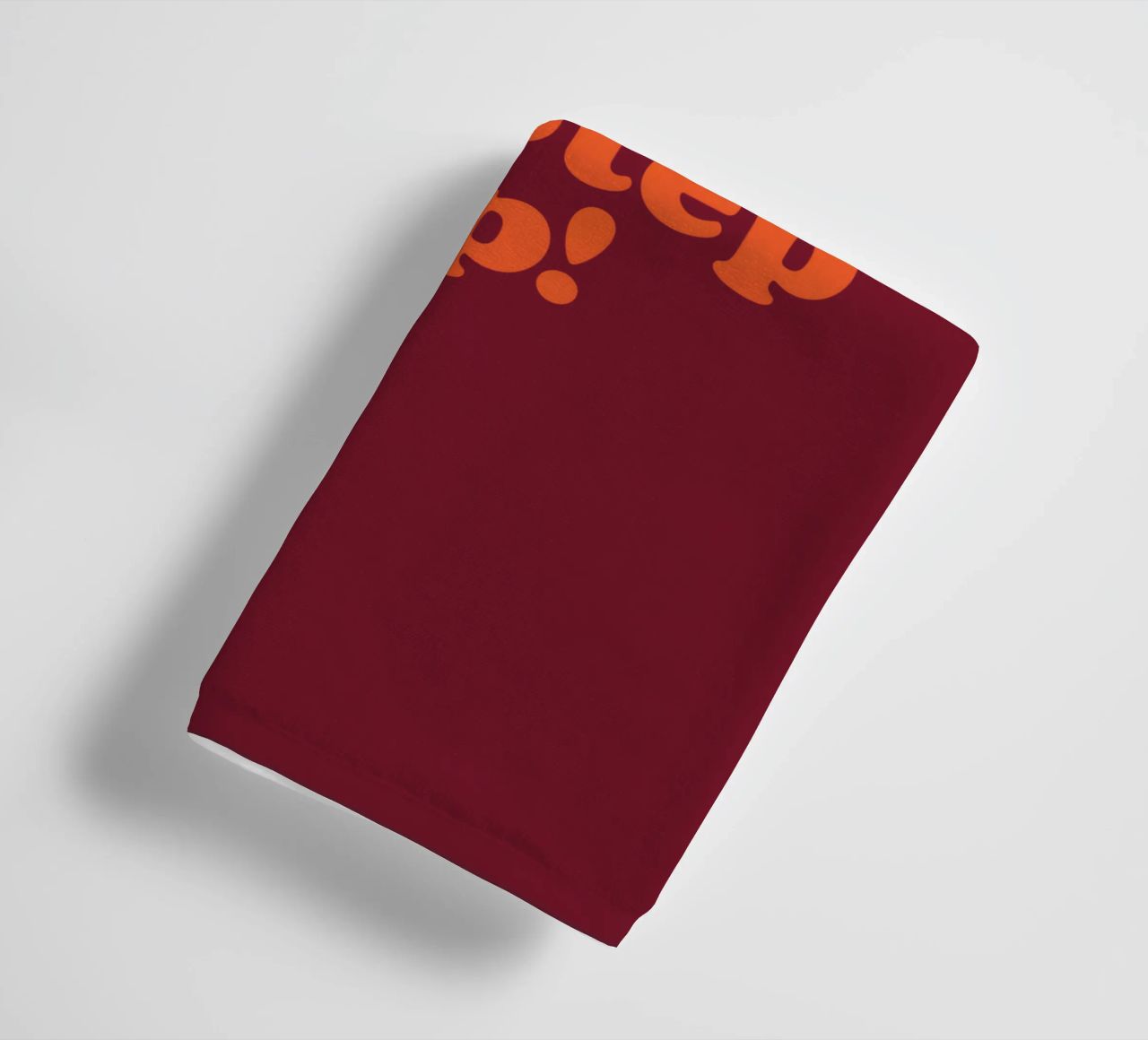 We Don't Give Up We Step Up Typography Design towel by THE MOTIVATED TYPE