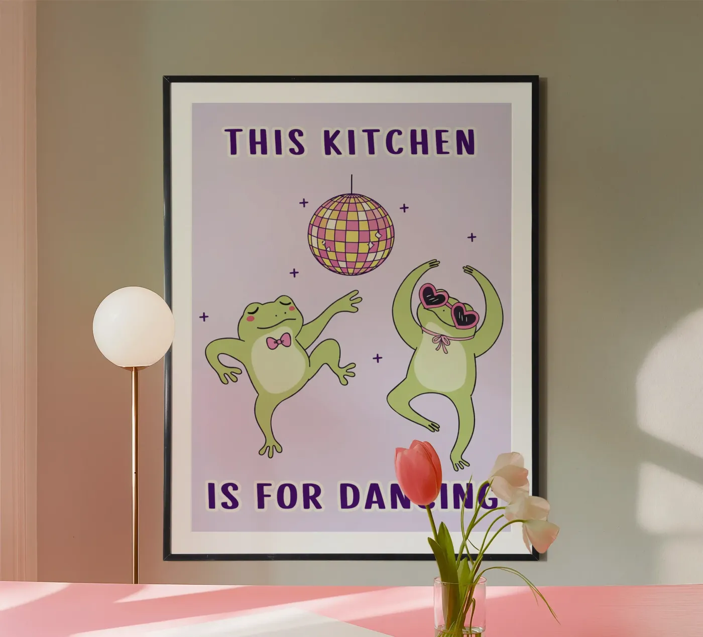 kitchen is for dancing poster by hexis