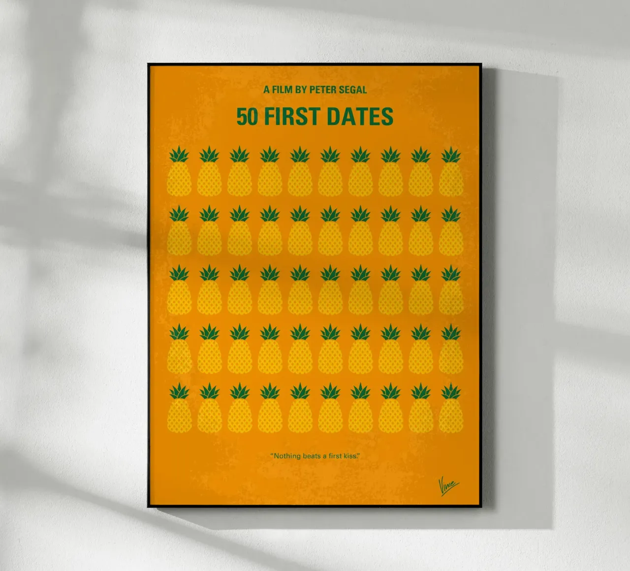 No696 My 50 First Dates minimal movie plexiglass da Chungkong
