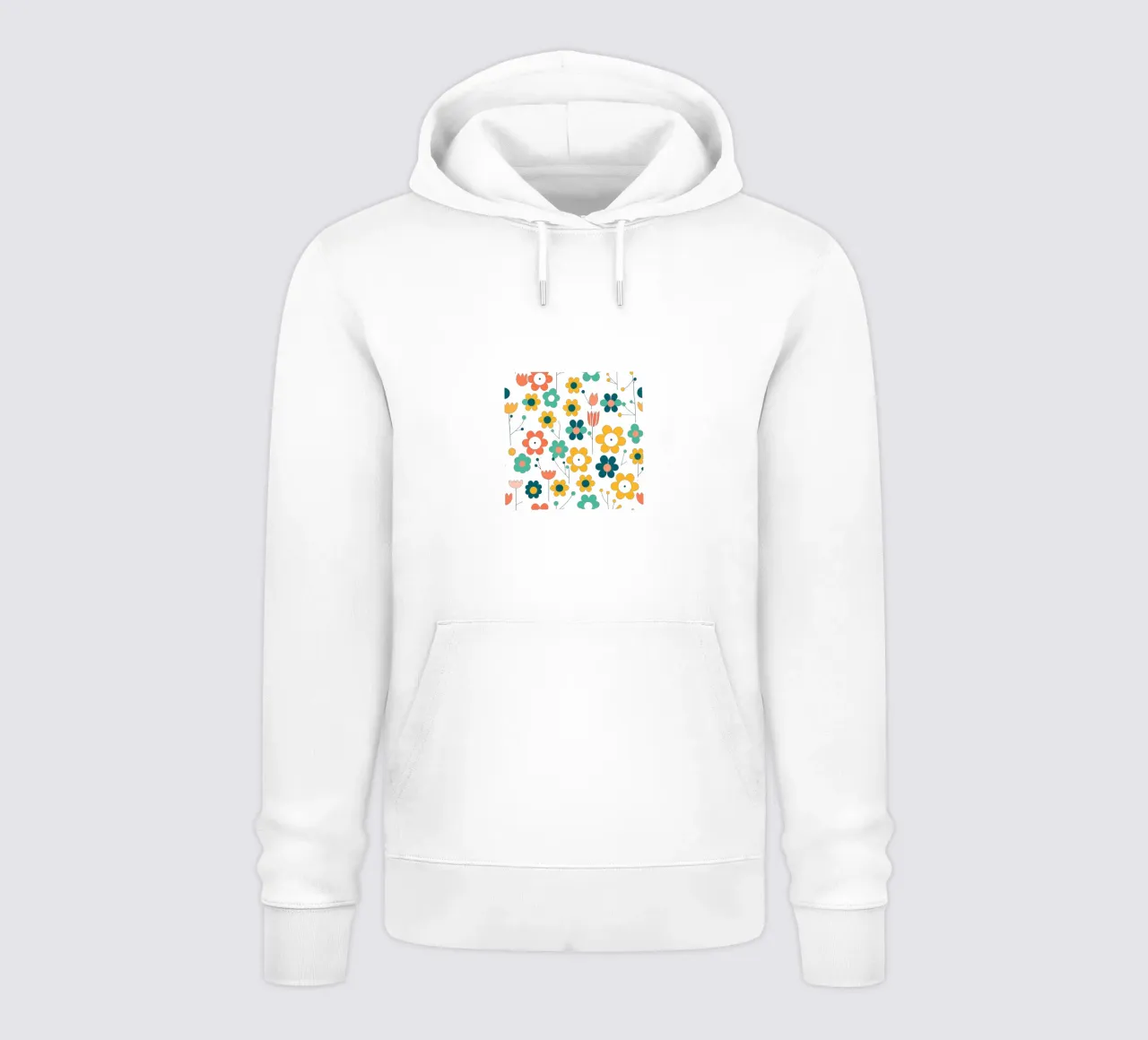 Fleurs vintages 4 felpa con cappuccio da Rezh creations