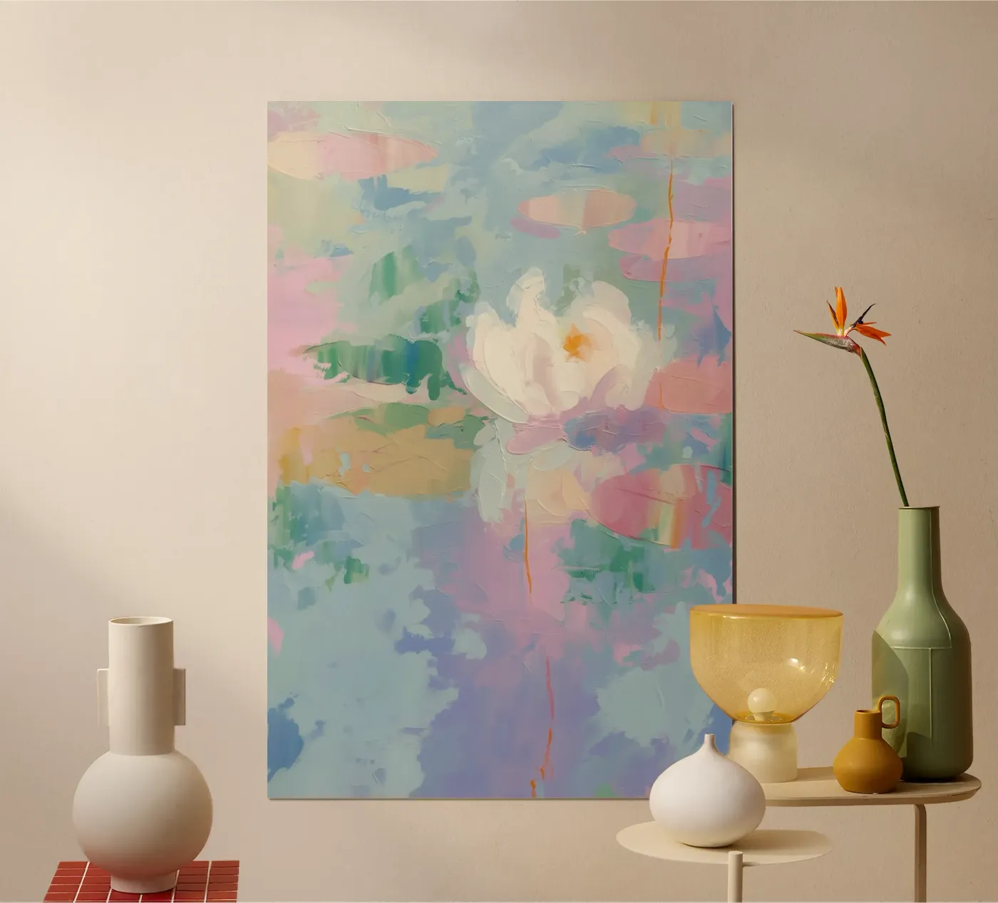 The White Bloom Study poster by Bold Type Co.