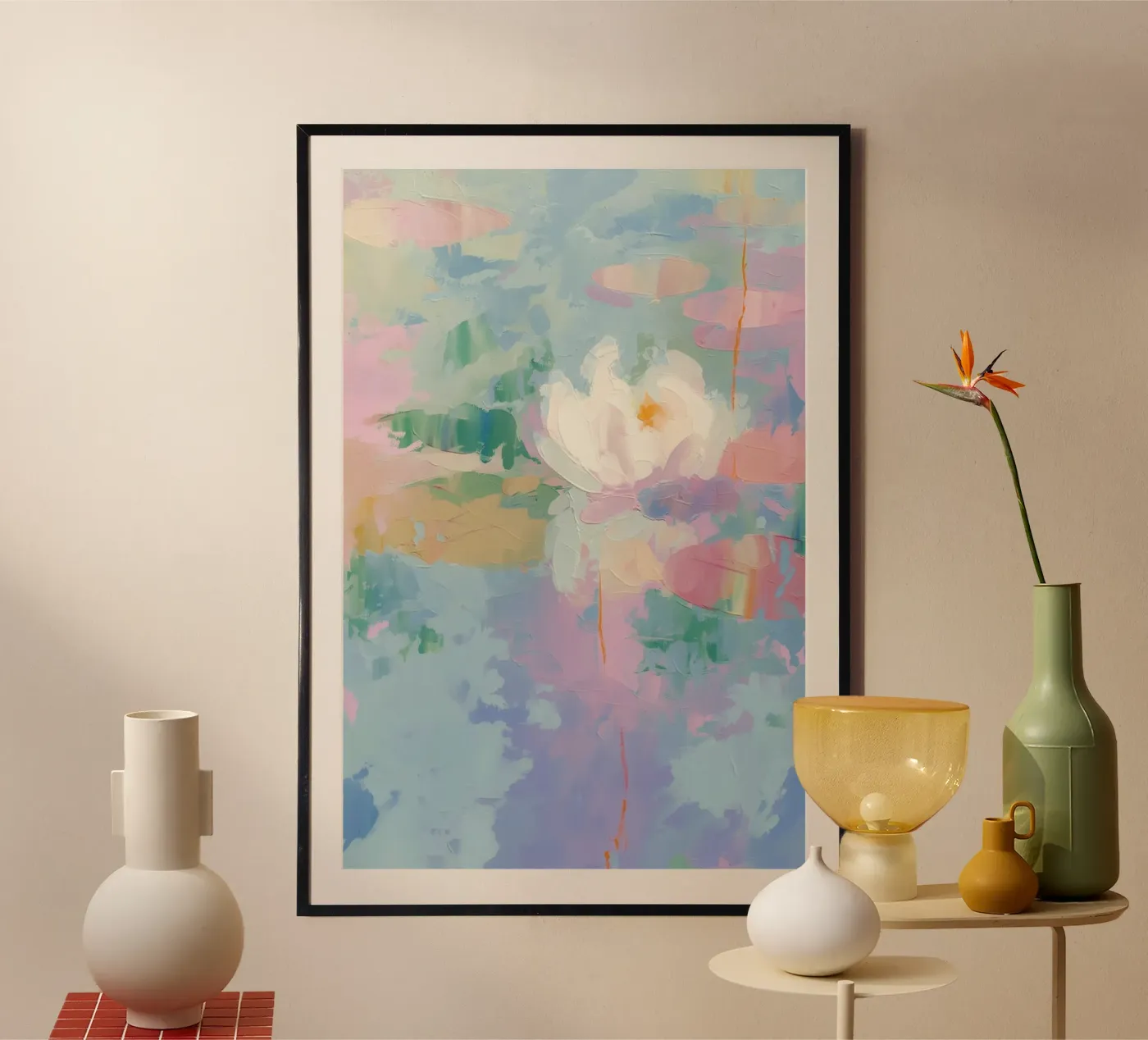The White Bloom Study poster by Bold Type Co.