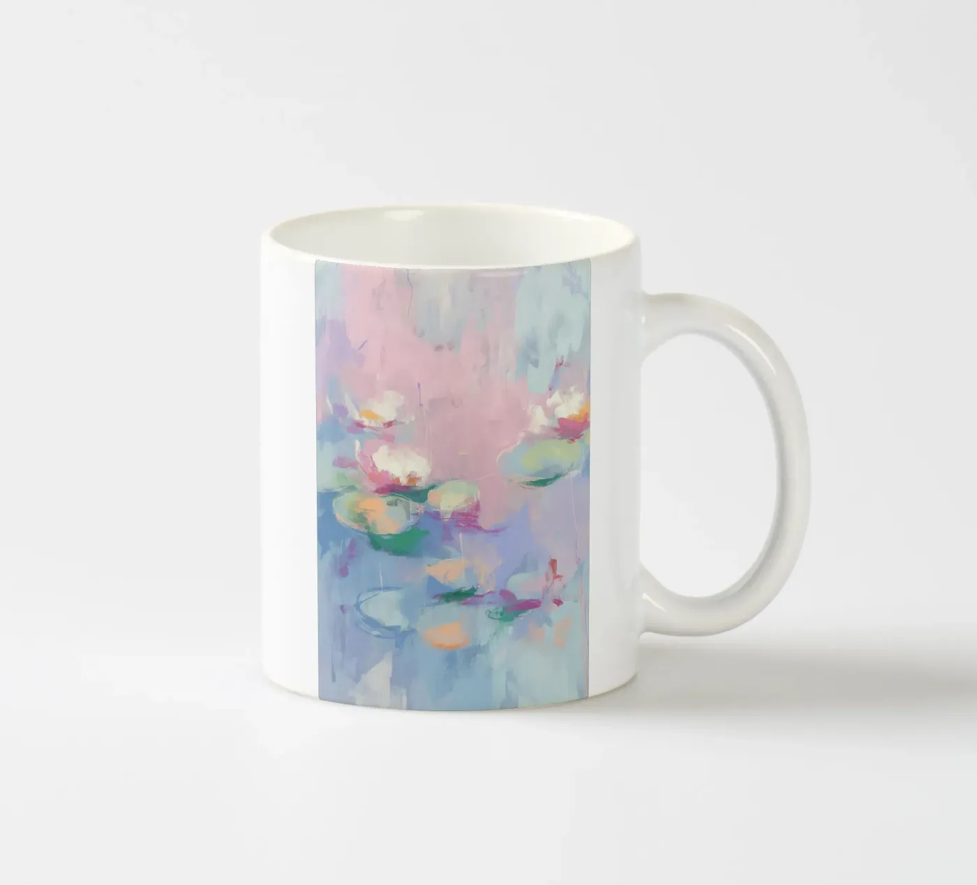 The Lavender Reflection ceramic mug by Bold Type Co.